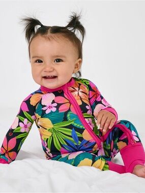 Little Sleepies Jungle Blooms Zippy, Size 2T